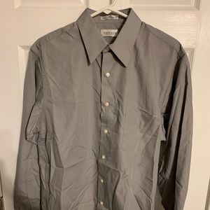 Grey Van Heusen Dress shirt 16 34/35